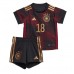 Camiseta Alemania Jonas Hofmann #18 Segunda Equipación Replica Mundial 2022 para niños mangas cortas (+ Pantalones cortos)